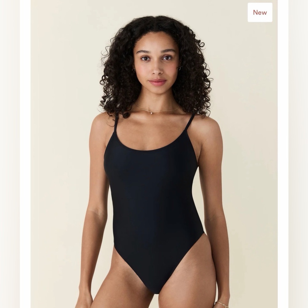 Andie The Liku One Piece Swimsuit Black Size S Small NWT $122
